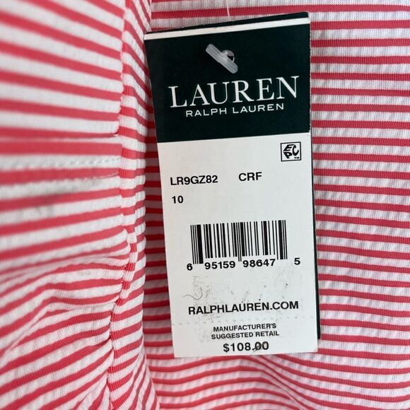NWT Lauren Ralph Lauren Tankini and Matching Bottoms Size 10 - Picture 7 of 7
